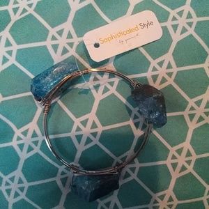 Sapphire 3 Stone Braclet